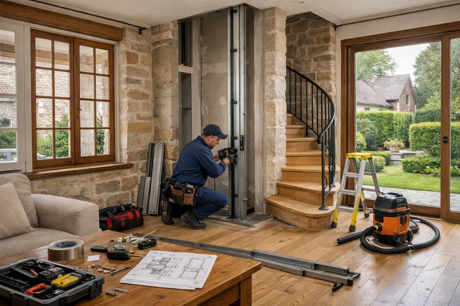 Quel est le délai d’installation d’un ascenseur domestique en Belgique découvrez le délai moyen d'installation d'un ascenseur domestique en belgique, les étapes clés du processus et les facteurs influençant la durée pour mieux planifier votre projet.